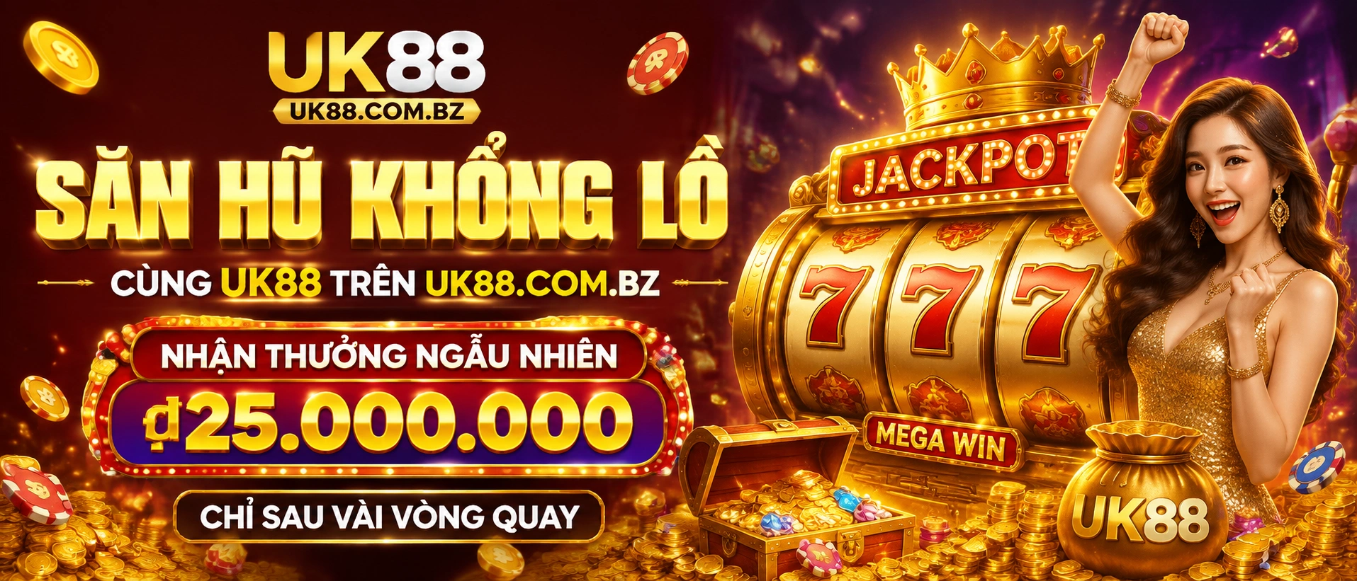Liên hệ UK88.com.bz | Hỗ trợ casino, no hu 17 uk88 slot banner 2